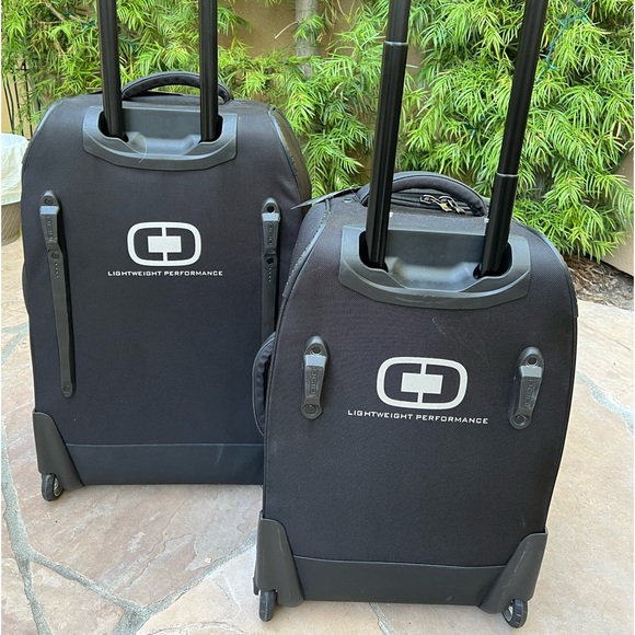 SACRIFICE SALE!!!! NEW WT OGIO BLACK KICKSTART 2 PIECE LUGGAGE SET - Picture 1 of 15